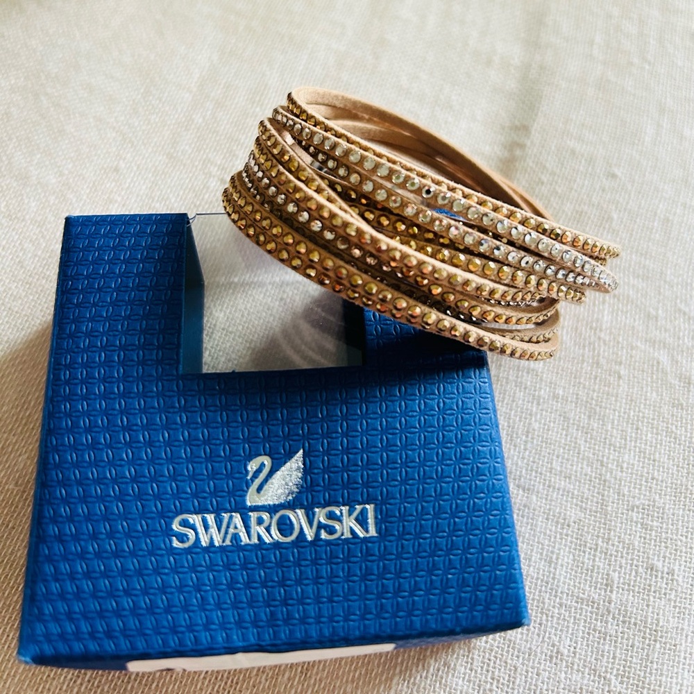 SWAROVSKI real crystals slake bracelet